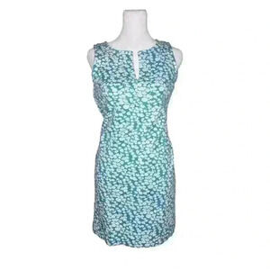 New York & Co women's blue white spring sleeveless dress size XS